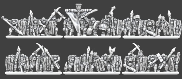 Chaos Dwarves - Orc Slaves Regiment