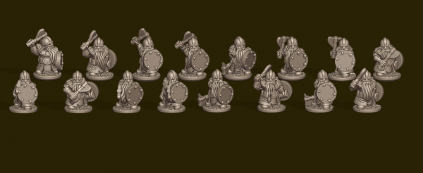 Dwarven Lords - Individual Warrior Pack