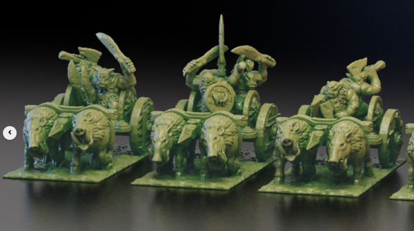 Orcs&Goblins - Orc Boar Chariot Regiment