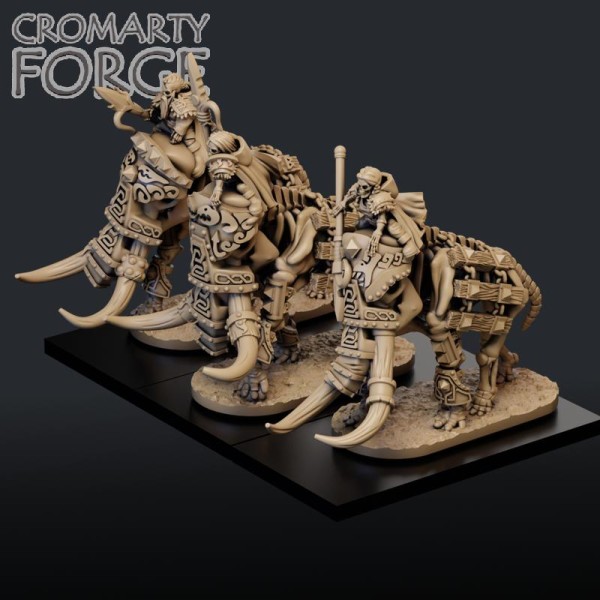 10mm Undead Norse Mammoths