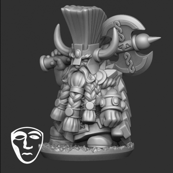 Dwarven Lords - Dwarf Seeker King-Copy