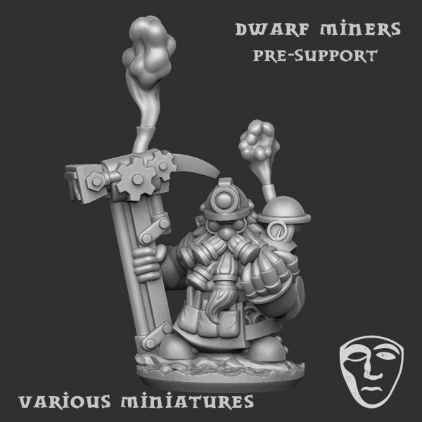 Dwarven Lords - Miner Engineer Hero