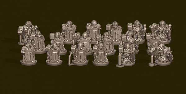 Dwarven Lords - Individual Heavy Warrior Pack
