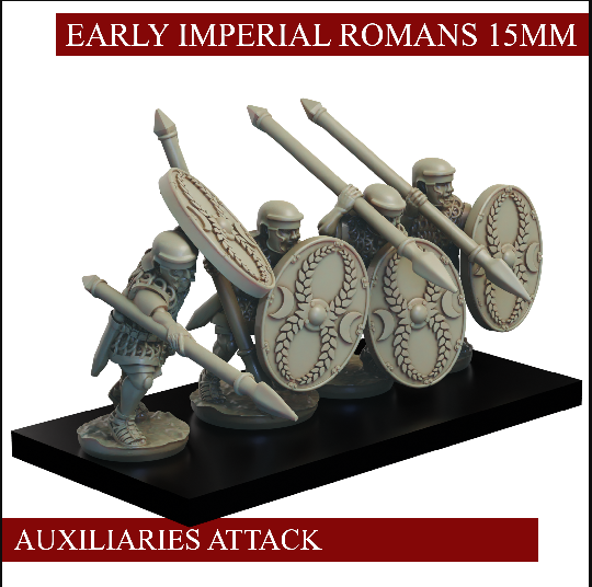 Imperial Romans - Auxiliaries attacking
