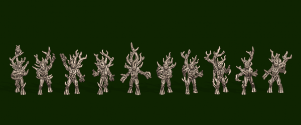 Elves of the Wood - Individual Forest Spirits Pack