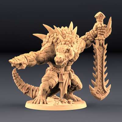 TYL Runa - Dwarven Beauty Fantasy Miniature 32mm Scale - Unpainted Gray Resin For RPG & Wargaming