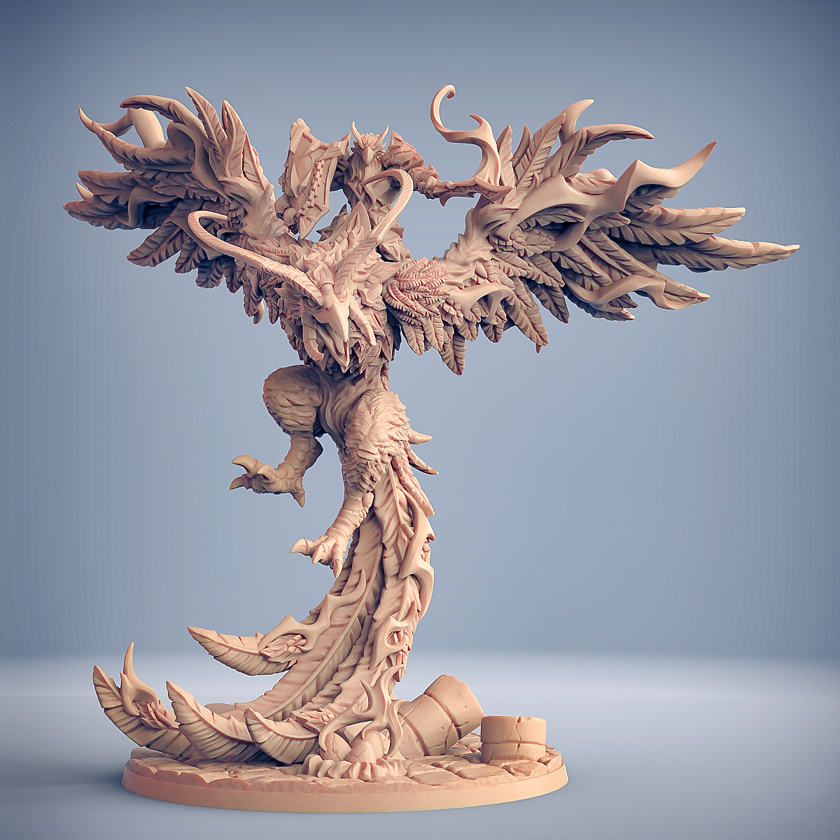 Mini phoenix. Ааракокра миниатюра. Феникс STL. Ааракокра фигурка. ДНД Феникс.