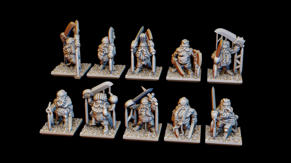 Renown Mercenaries - Individual Dwarves (GSM)