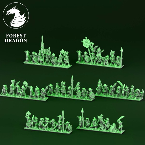 Orcs&Goblins - Goblin Warriors Regiment (FD)