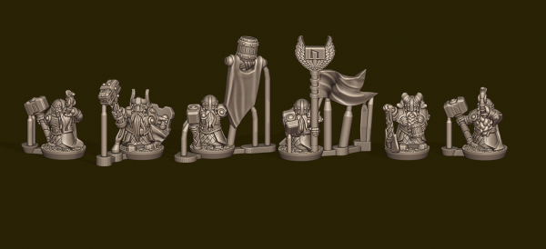 Dwarven Lords - Individual Heavy Warrior Commands