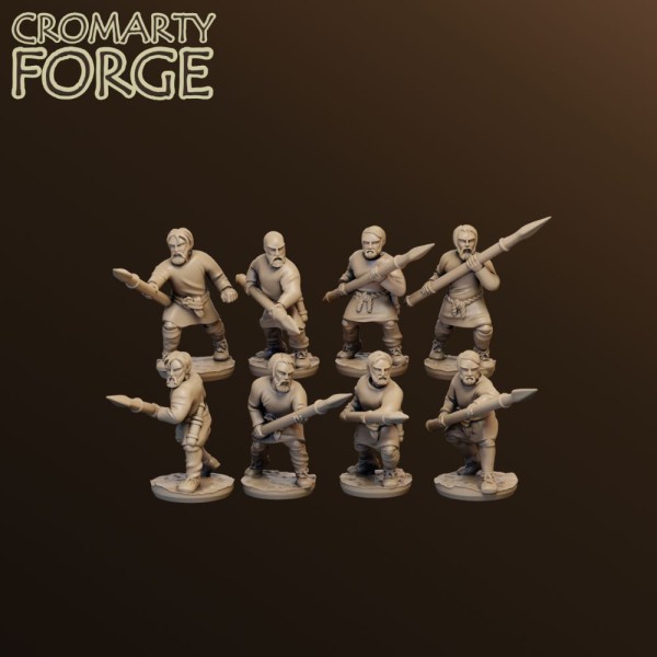 15mm Goth Poorly Armedwarriors Attacking Pack Breaker