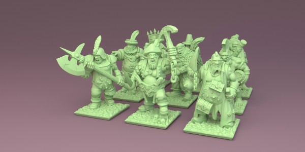 Ogre Tribes - Individual Ogre Characters (GSM Style)