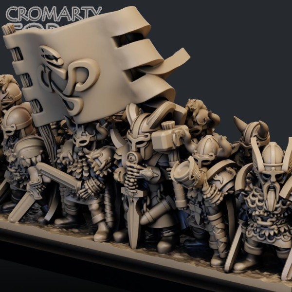 10mm Undead Norse Huscarls(Tyr)
