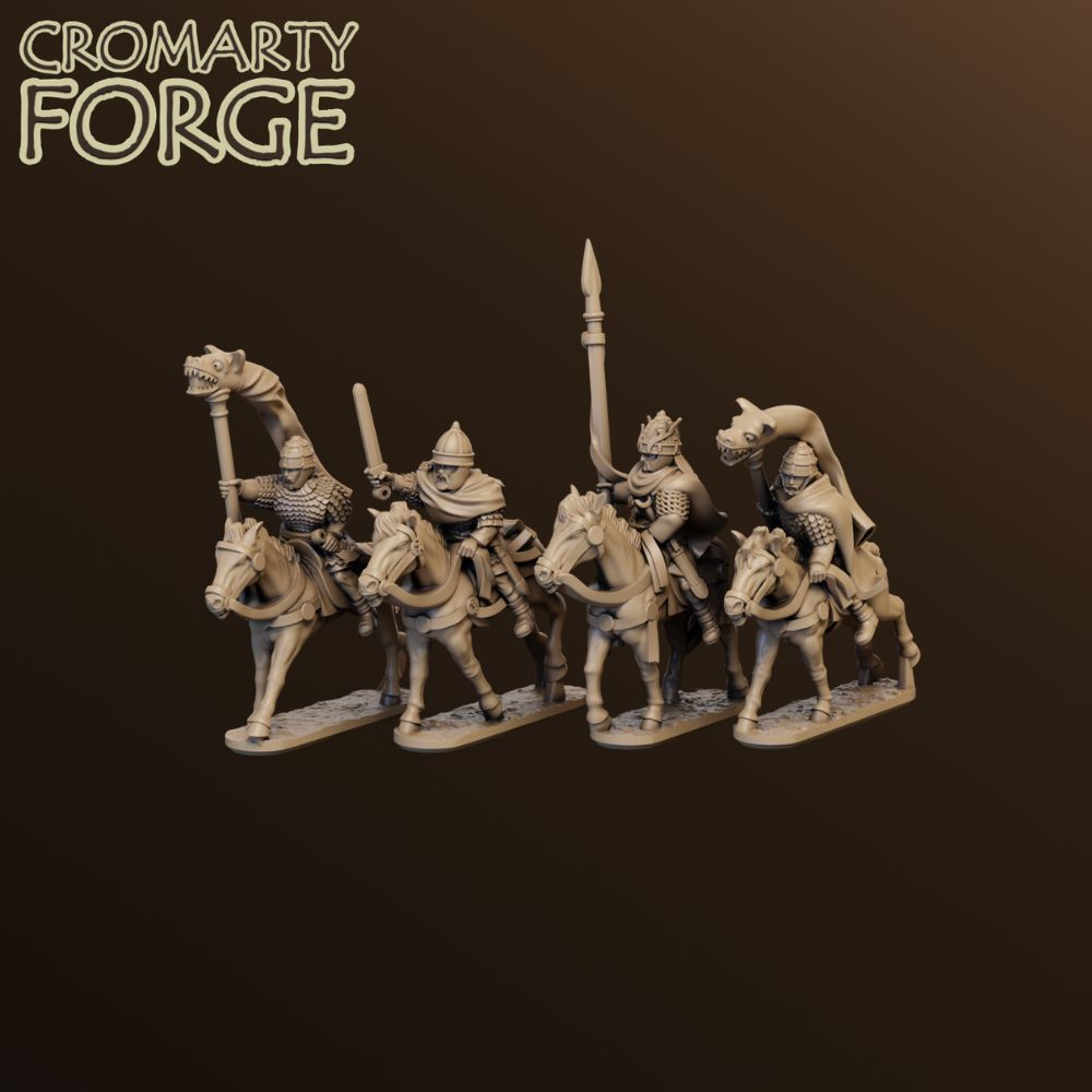 15mm Alans Mounted Command Pack Breaker | Excellent Miniatures