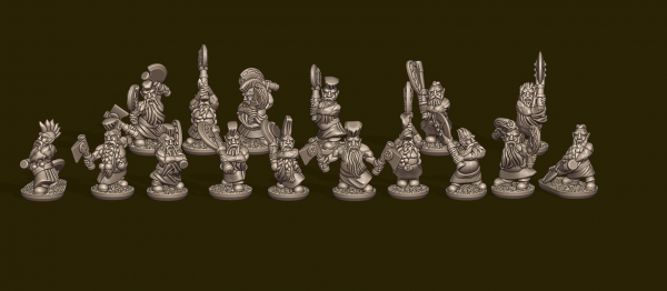 Dwarven Lords - Individual Berserkers Pack (with Kilts)