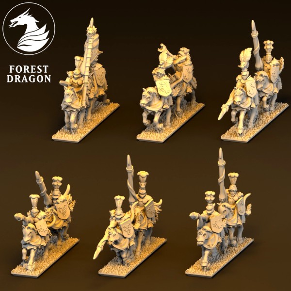 10mm Imperial Leopard Knight sCavalry FD
